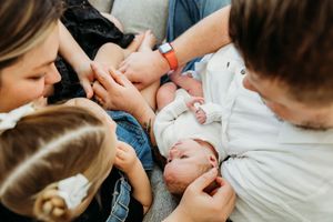 in home newborn photos