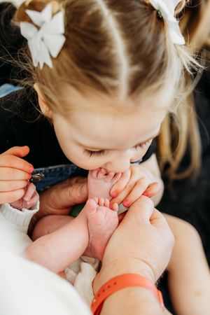 in home newborn photos