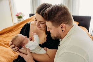 in home newborn photos