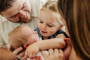 in home newborn photos