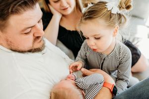 in home newborn photos
