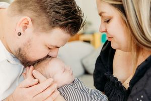 in home newborn photos