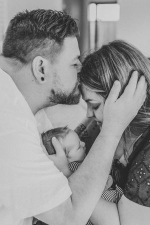 in home newborn photos