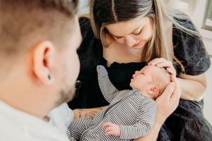 in home newborn photos