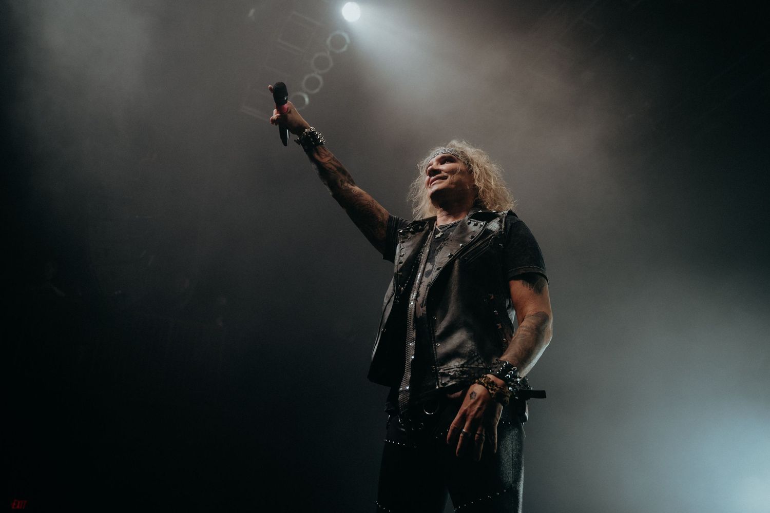 Michael Starr of Steel Panther performing at the House of Blues in Boston