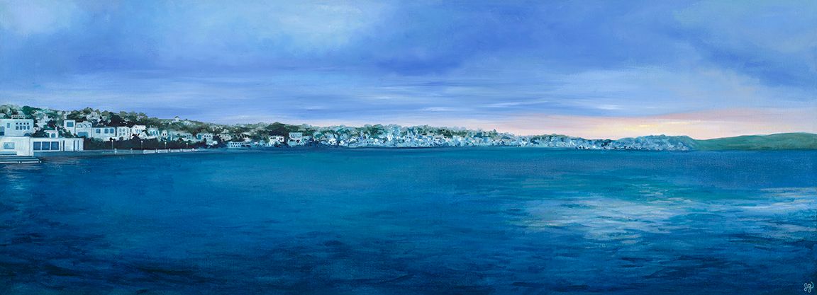 Oil painting: mykonos