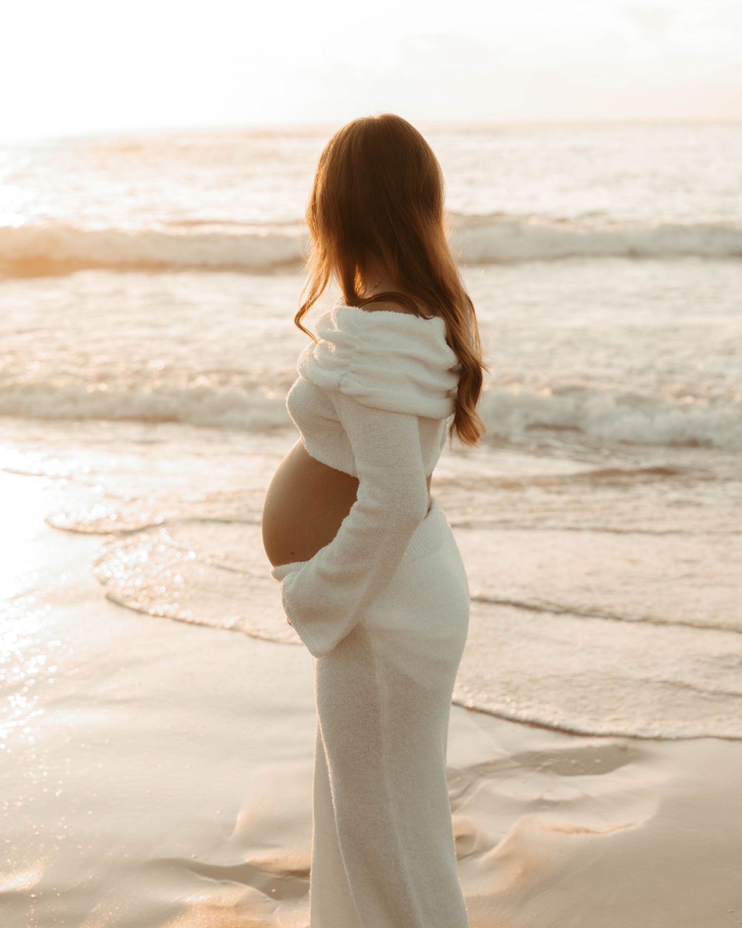 central coast maternity and family photography capturing natural, emotive motherhood moments in soft light.