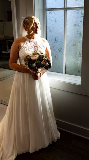 Bride at wedding