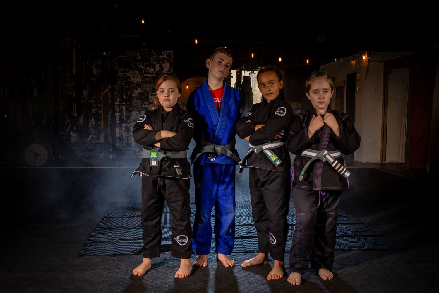 kids Jiu Jitsu portrait photos in Beamsville Niagara Academia BJJ