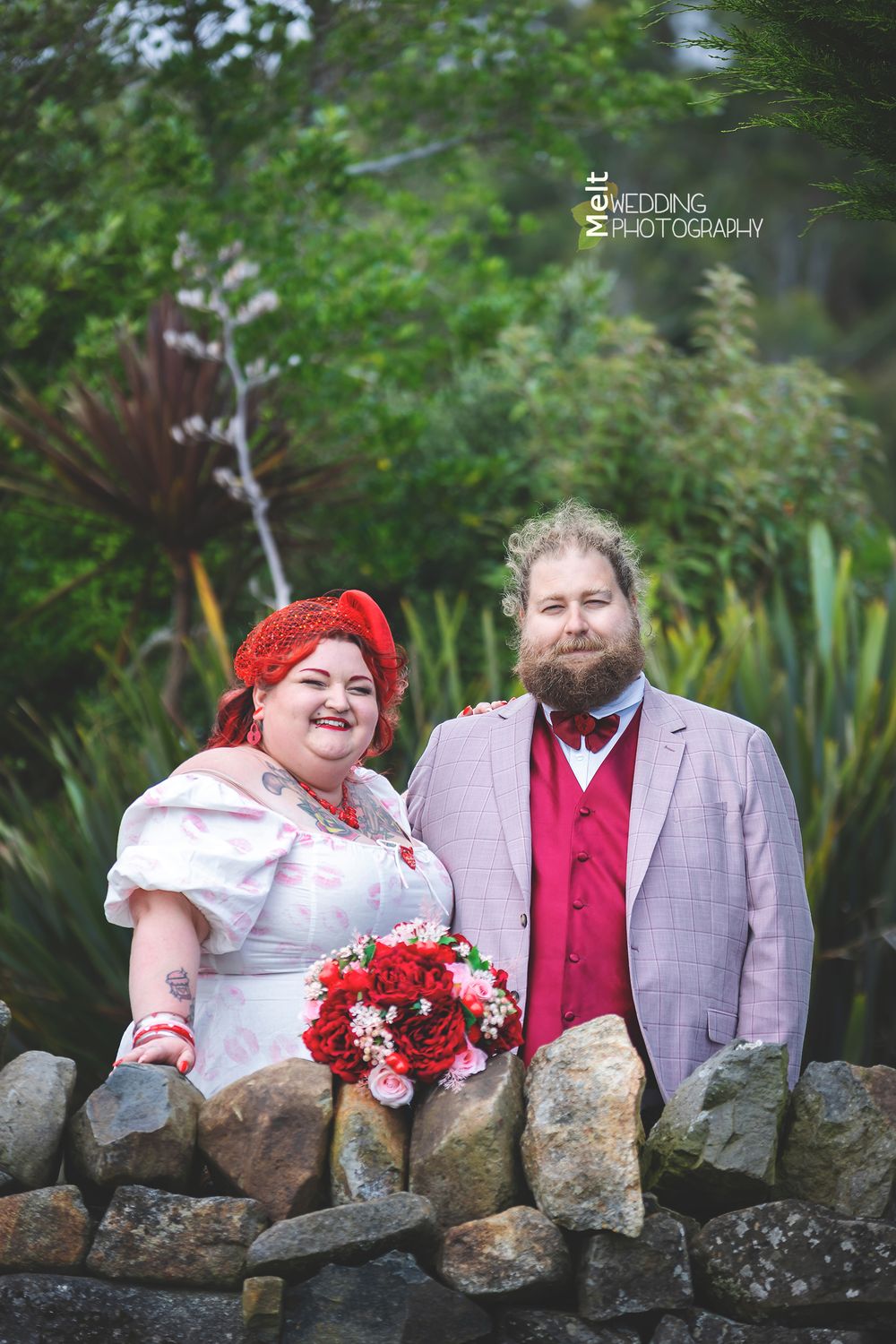 Cute wee church wedding renewal at Pukahiki