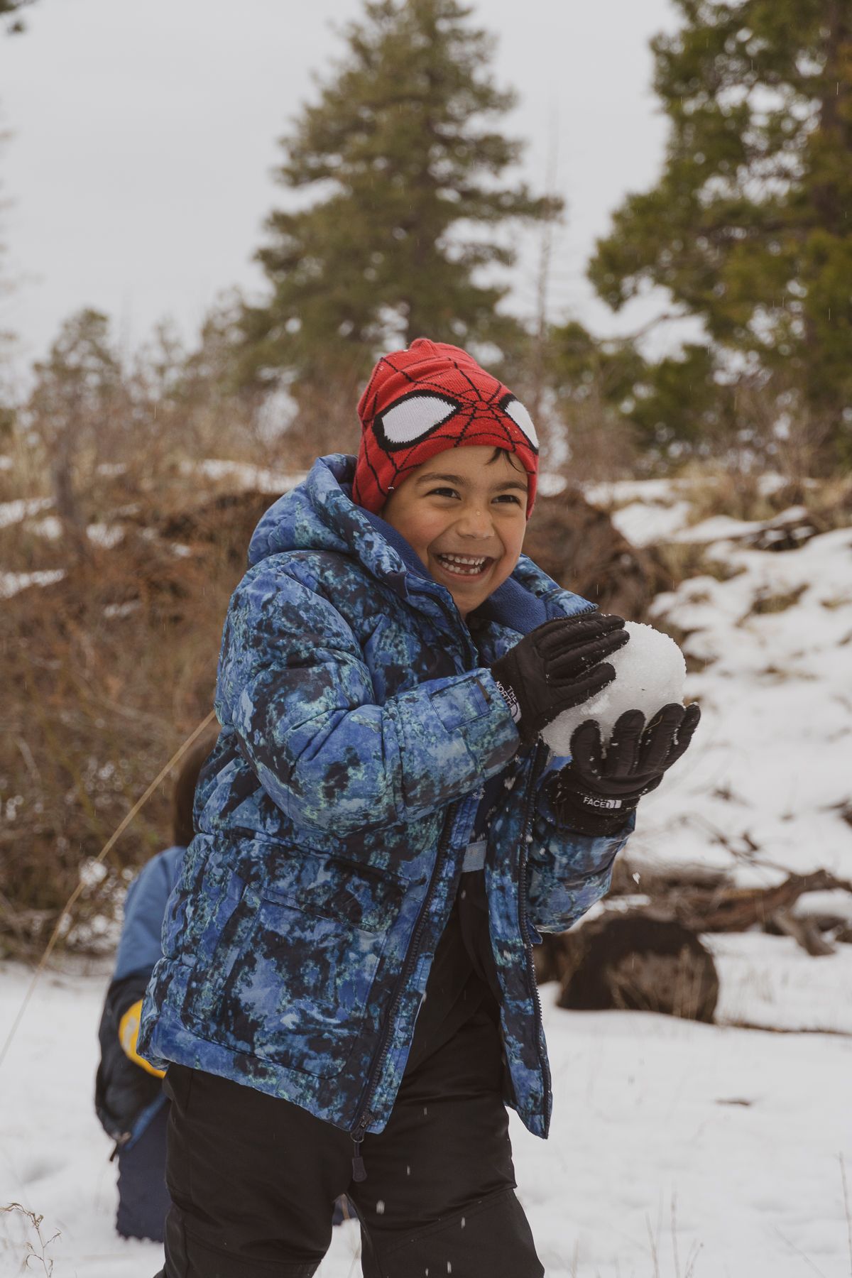 snow fun, child