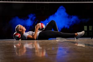 Volleyball portrait.