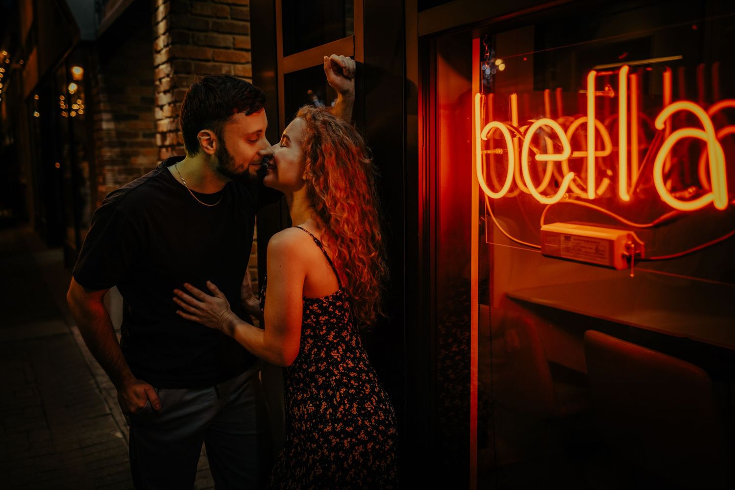Night photo session in Edmonton