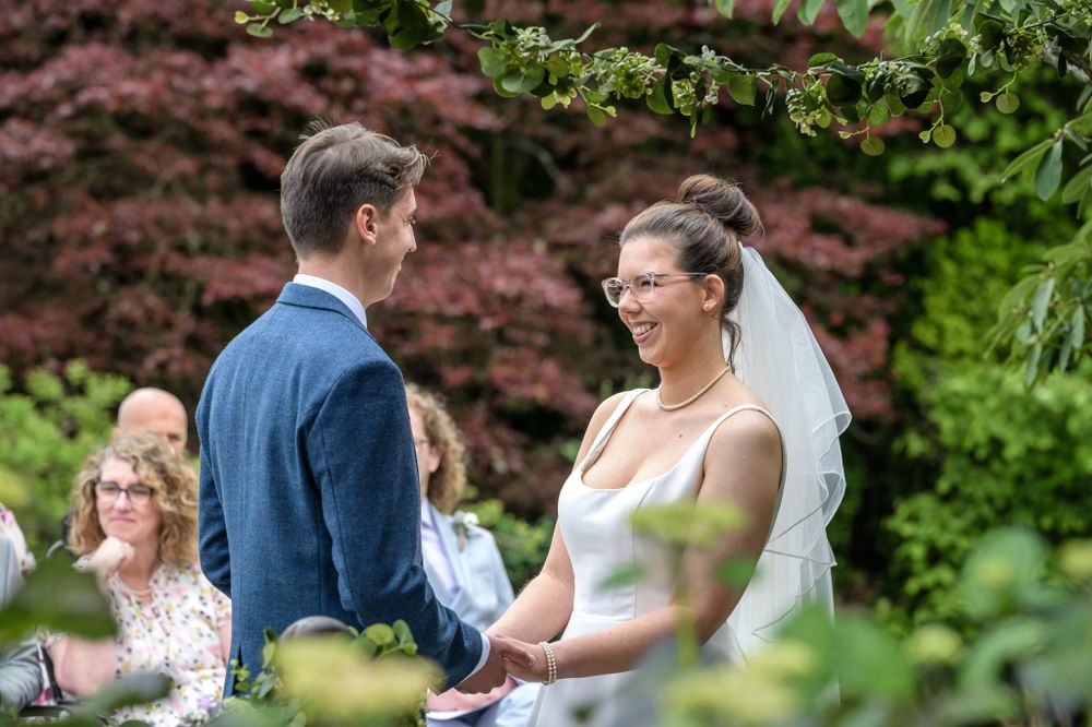 Outdoor wedding at Cragwood Country House