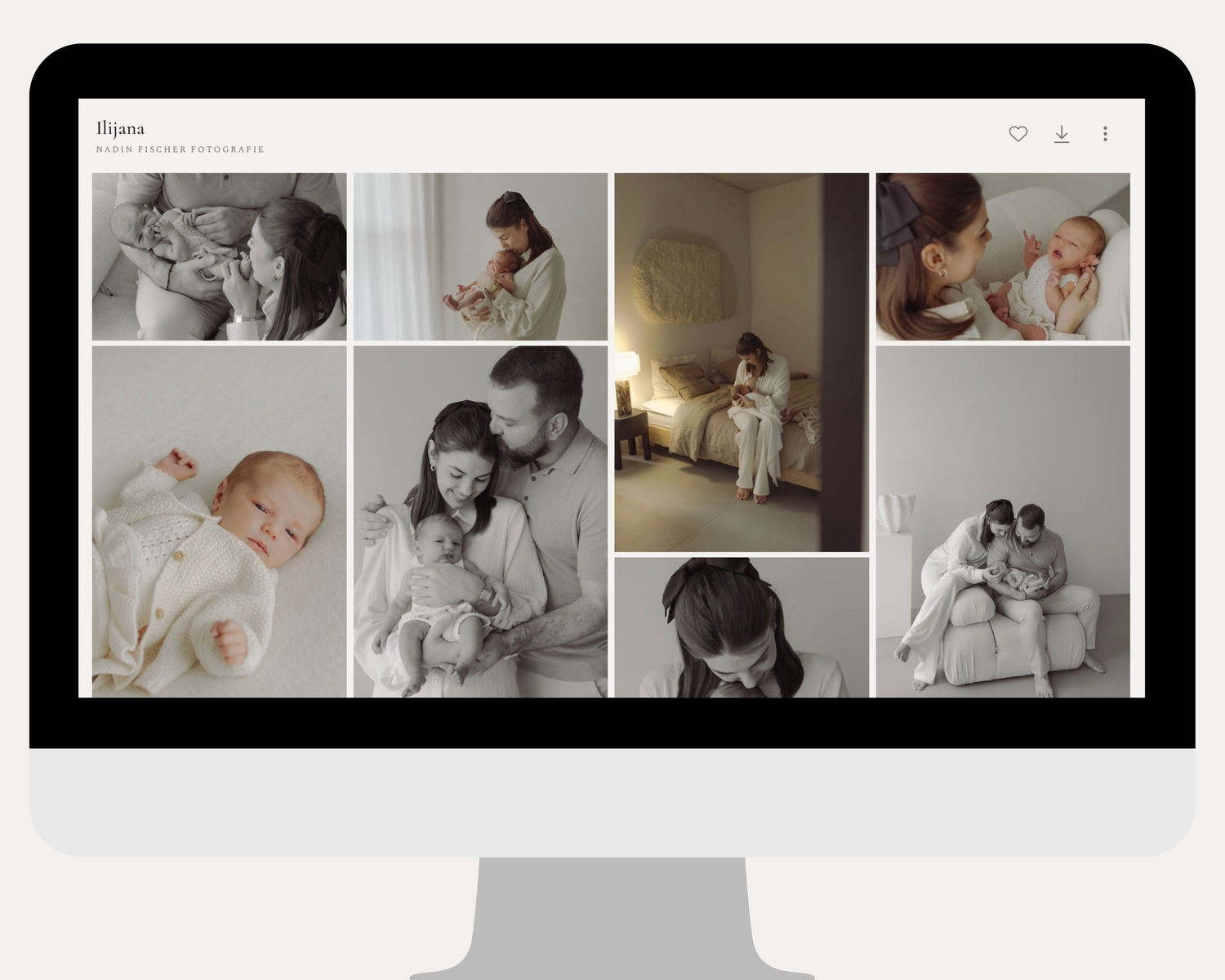 Online Fotogalerie - Bildauswahl bequem Zuhause per Online-Galerie von eurem Foto-Shooting