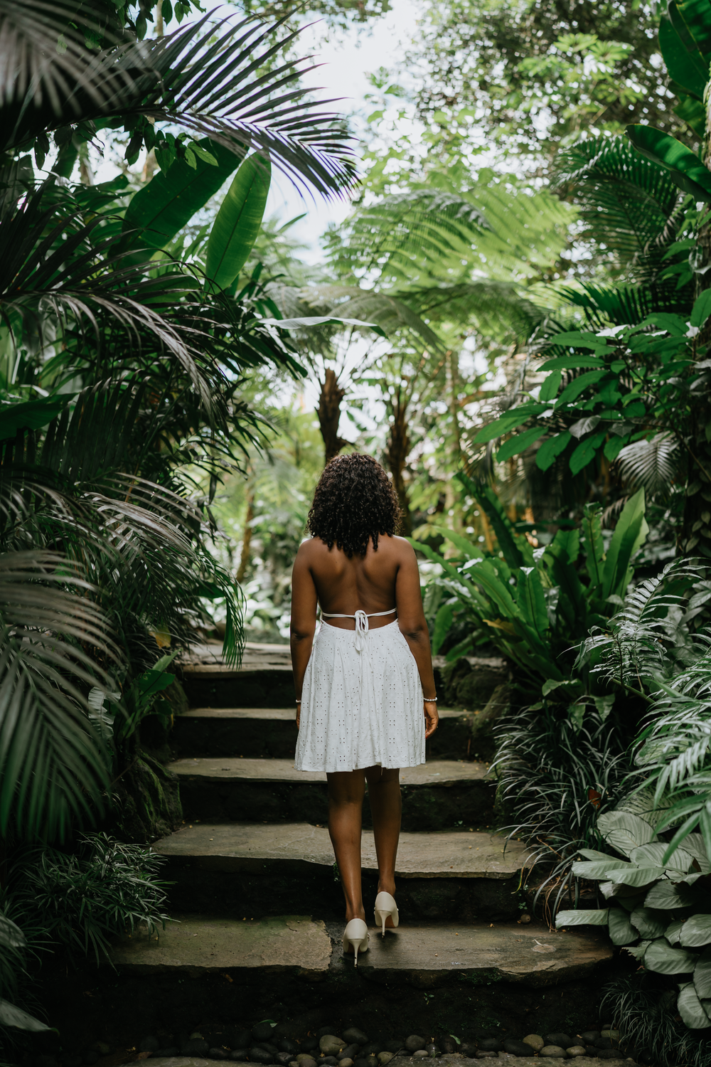 Solo photography session at Bambootel Bali surrounded by tropical nature.