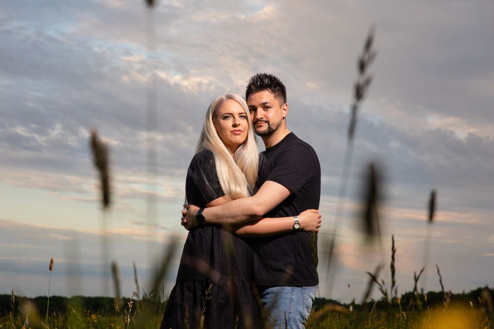 Natural pre-wedding photography at Bramcote Hills Park Nottingham