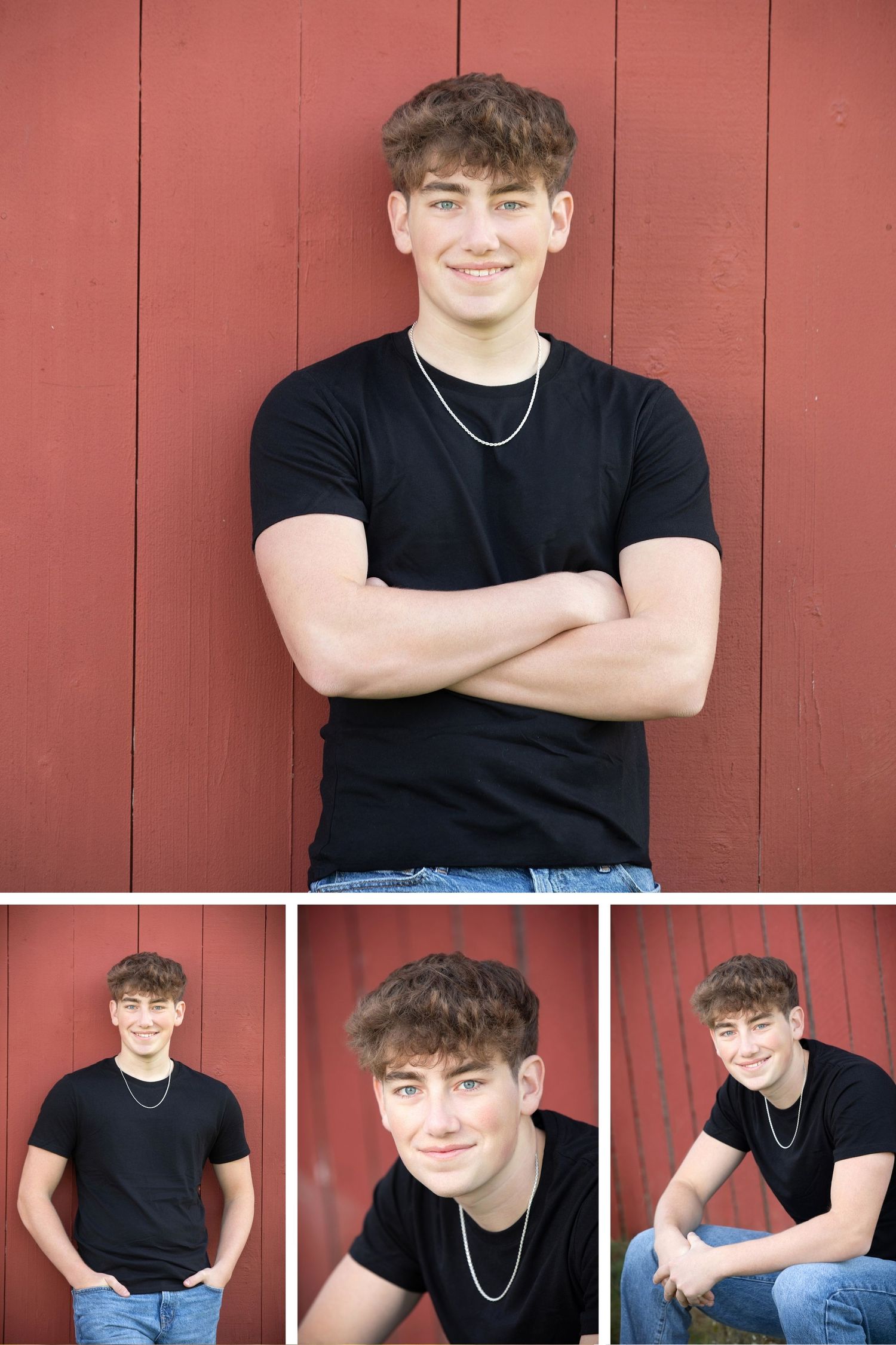 Olentangy Liberty senior photos at Slate Run Metro Park with farm setting, nature backdrops, and family portraits.