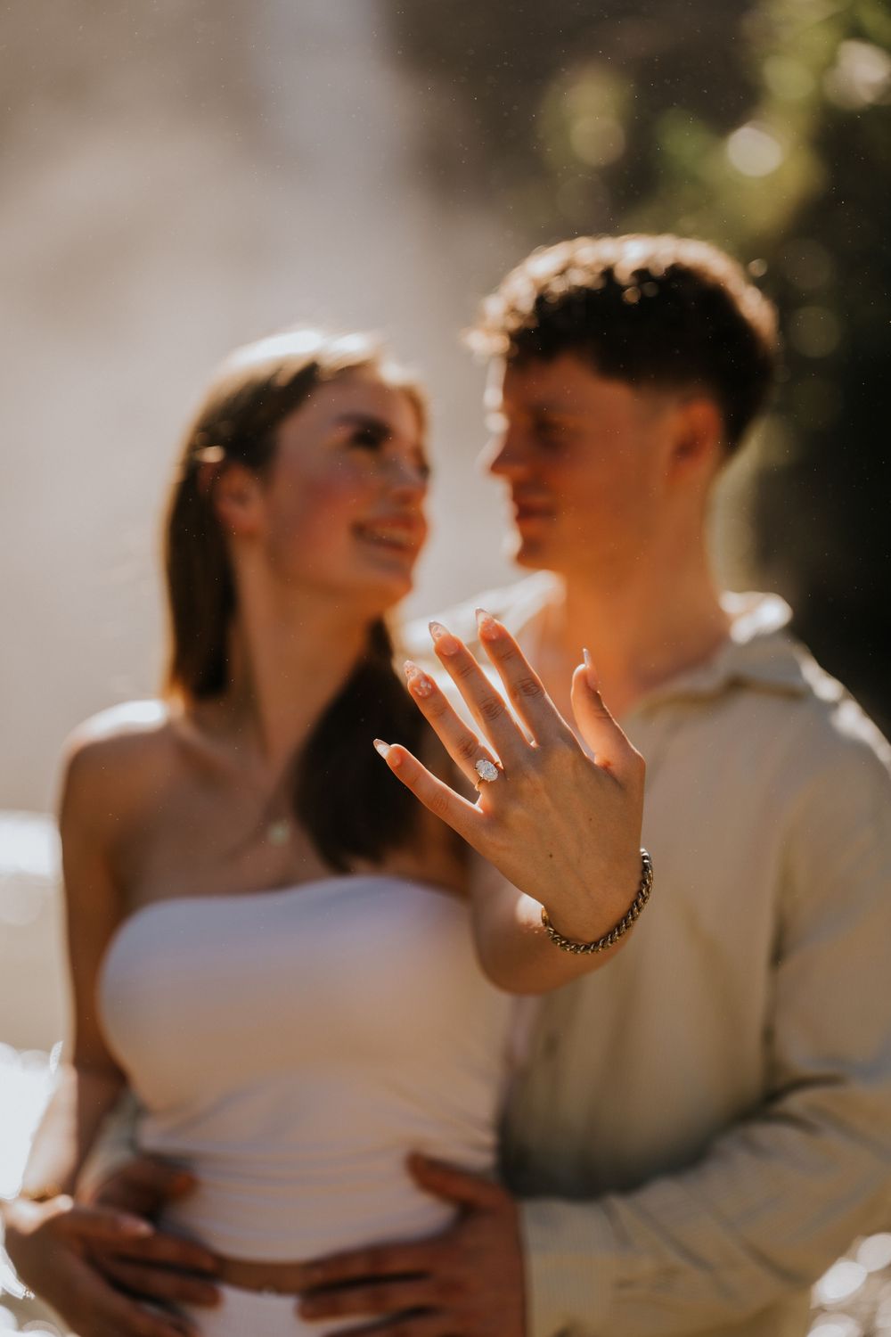 Proposal photography at Blangsinga Waterfall Bali.