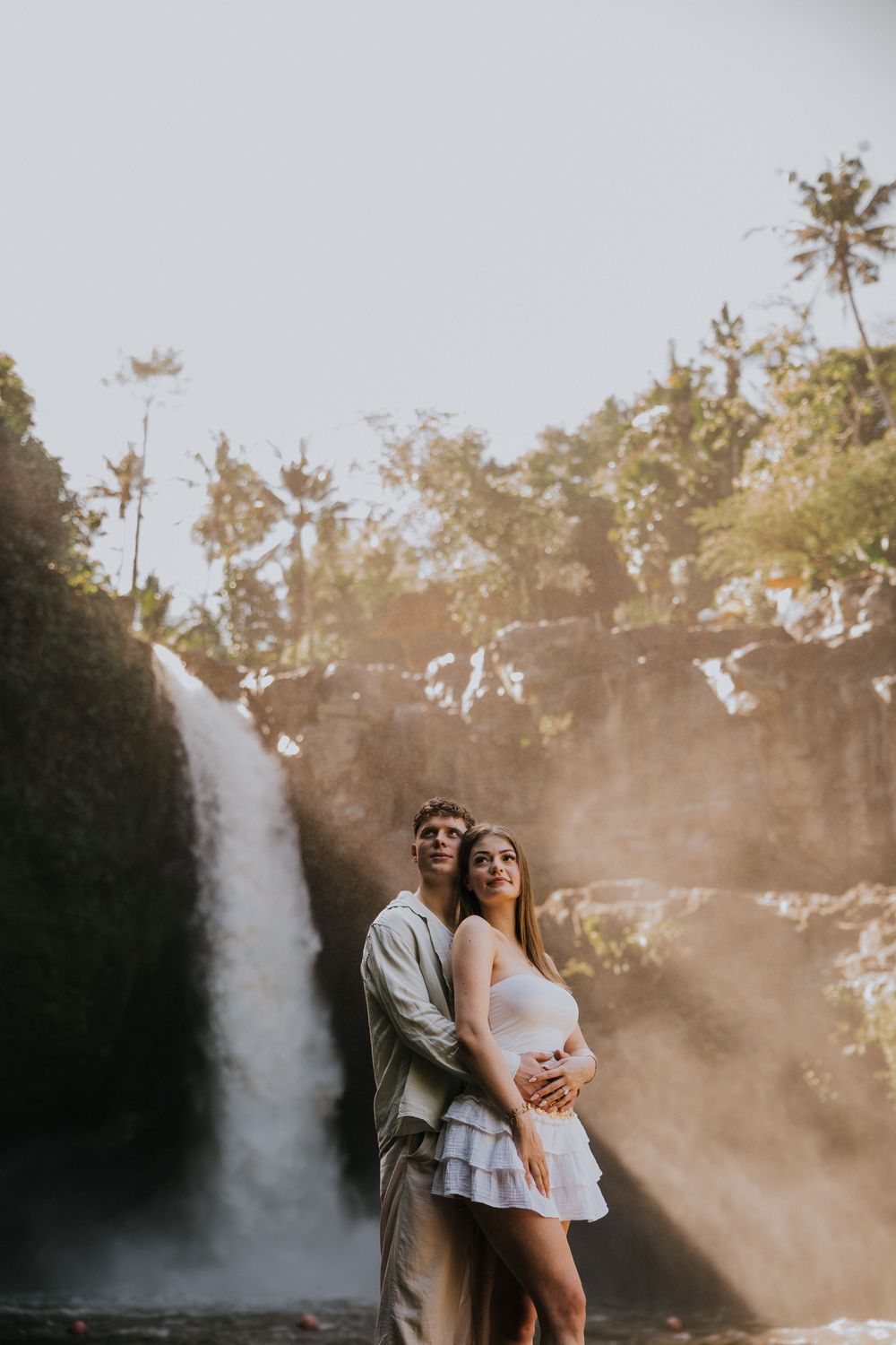 Proposal photography at Blangsinga Waterfall Bali.