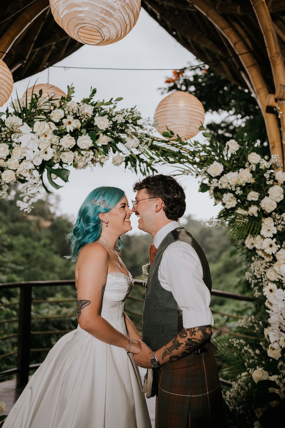 Luxury wedding photography at The Kayon Jungle Resort Ubud Bali