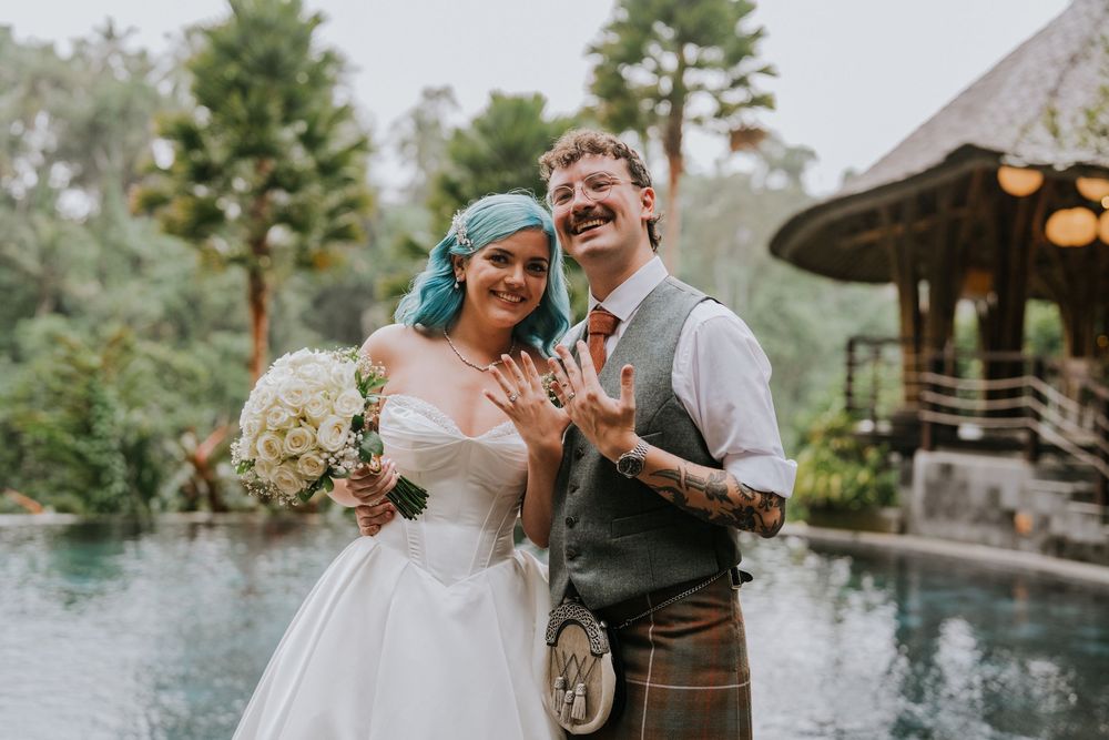 Luxury wedding photography at The Kayon Jungle Resort Ubud Bali