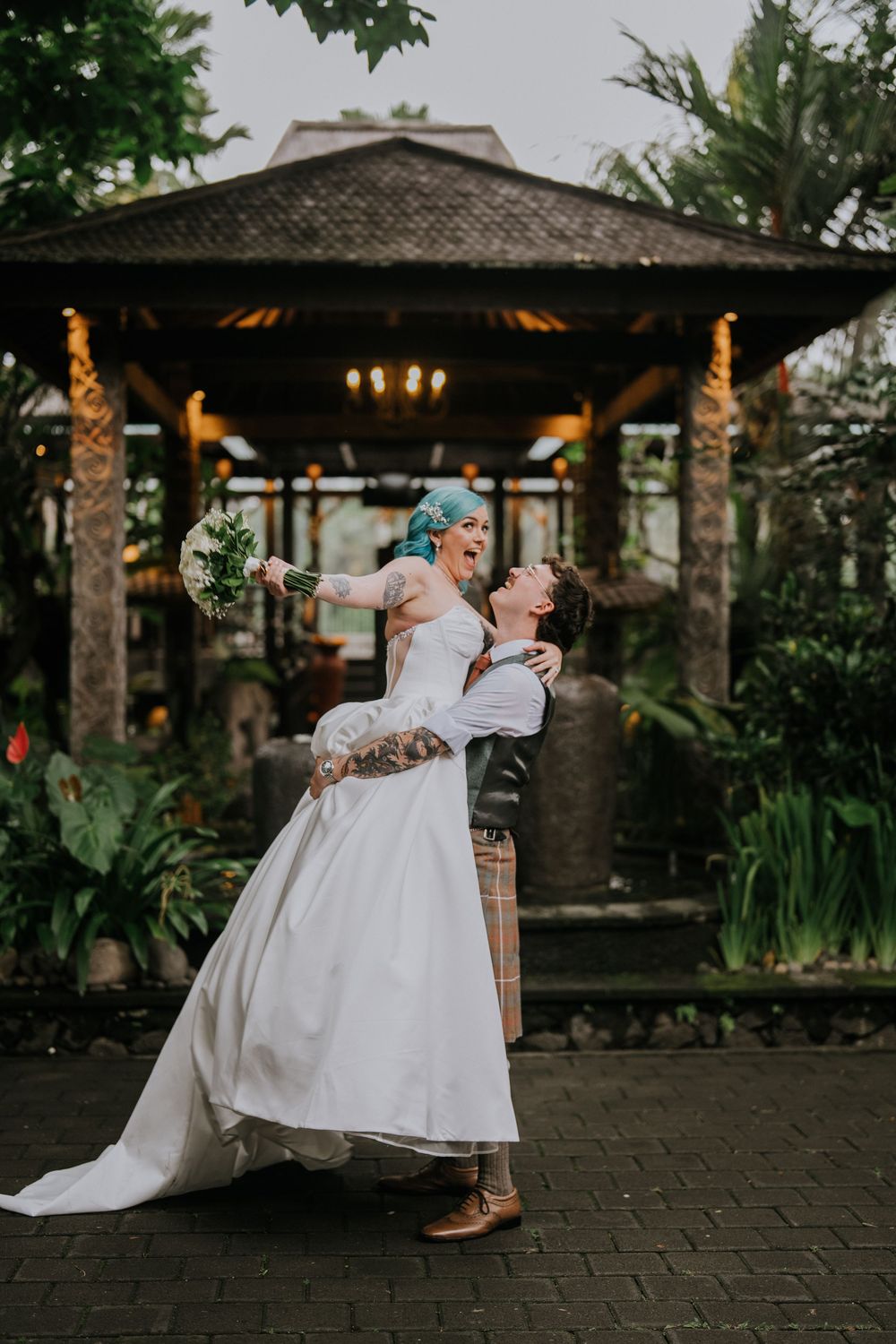 Luxury wedding photography at The Kayon Jungle Resort Ubud Bali