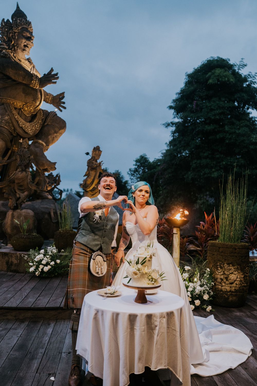 Luxury wedding photography at The Kayon Jungle Resort Ubud Bali