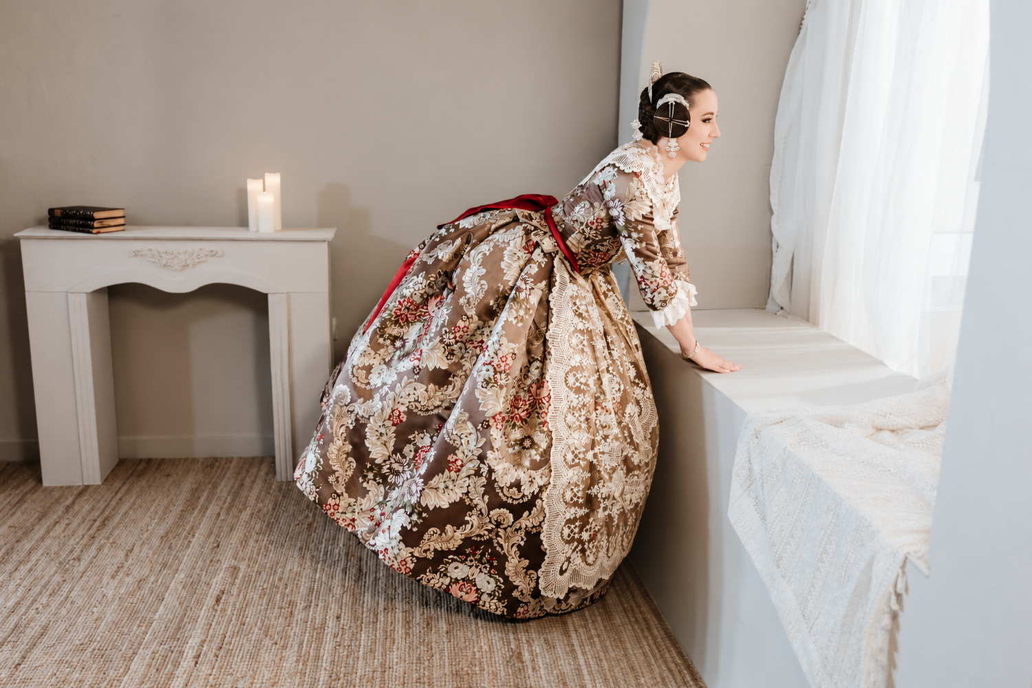 Sesión de fotos de fallas en estudio en Valencia