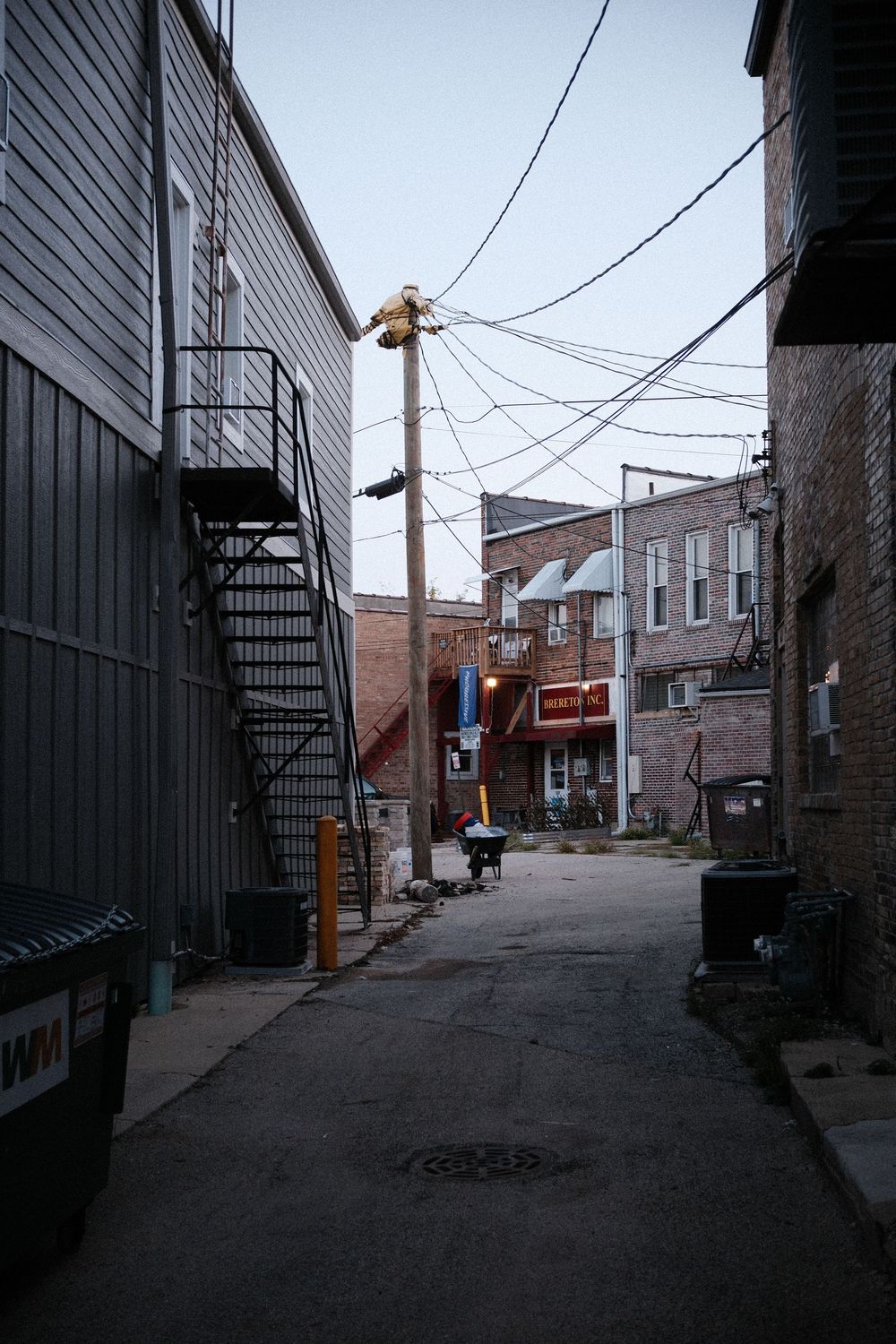 Downtown Belvidere, IL photographed by David J. Manning on September 14, 2026. Fujifilm X-E5. TTArtisan 27mm f2.8. Custom Kodachrome recipe.