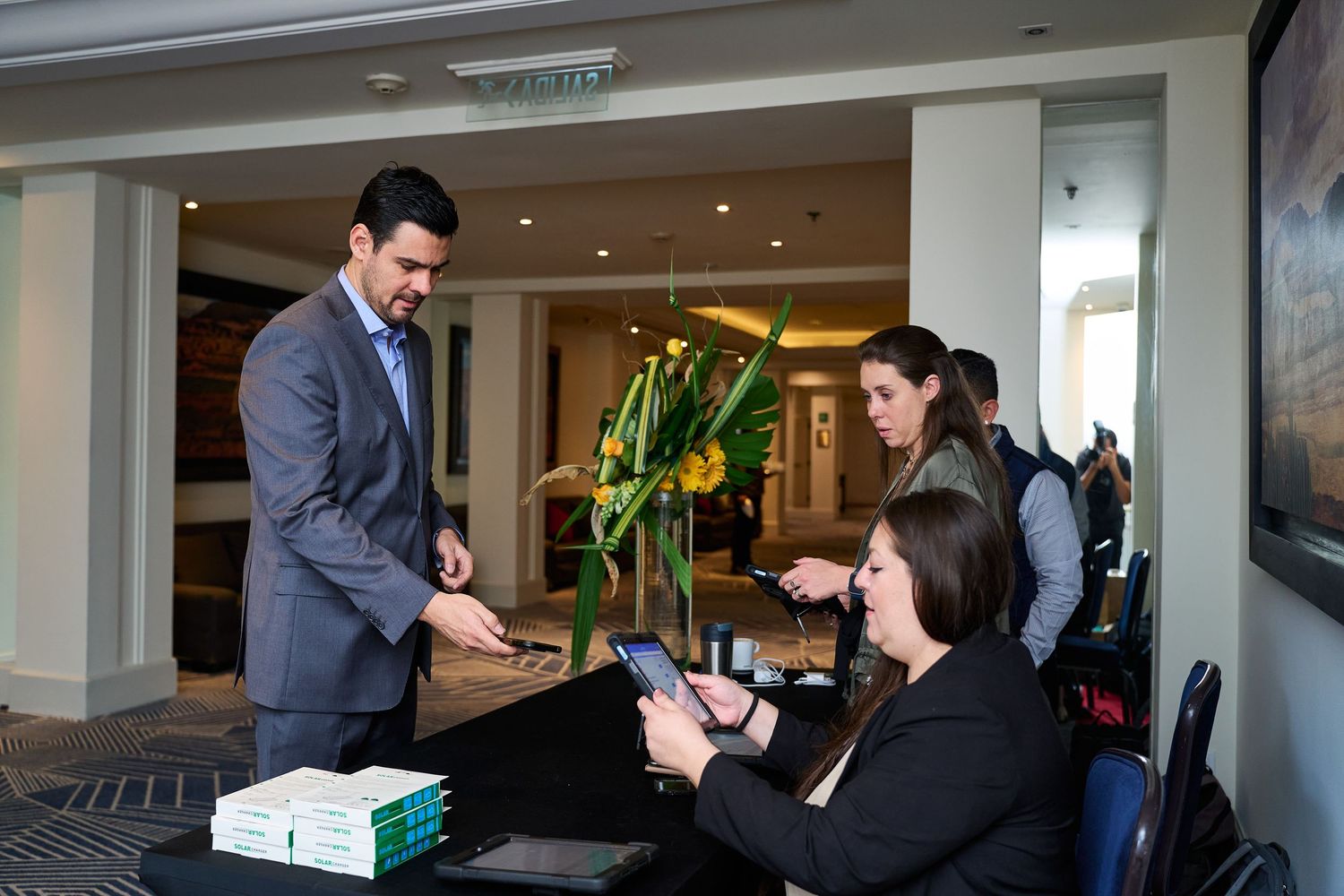 Registro de evento empresarial en four season