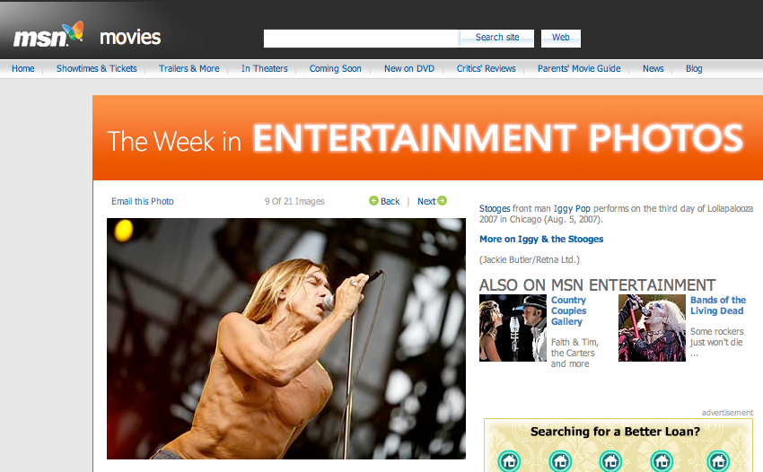 Iggy Pop
MSN
©Jackie Butler
