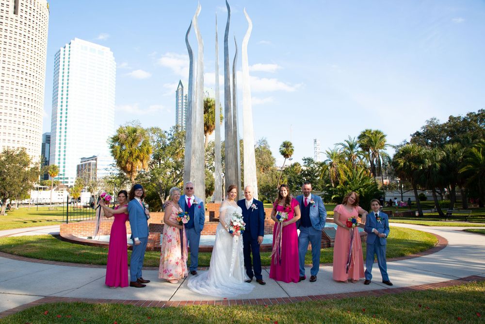 Editorial style wedding photography at University of Tampa, Clearwater, St Pete, Sarasota, Naples, and Dunedin, Florida