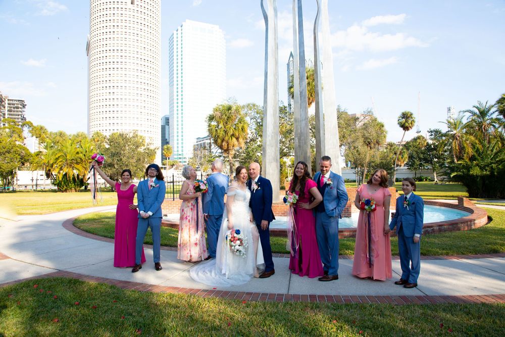 Editorial style wedding photography at University of Tampa, Clearwater, St Pete, Sarasota, Naples, and Dunedin, Florida