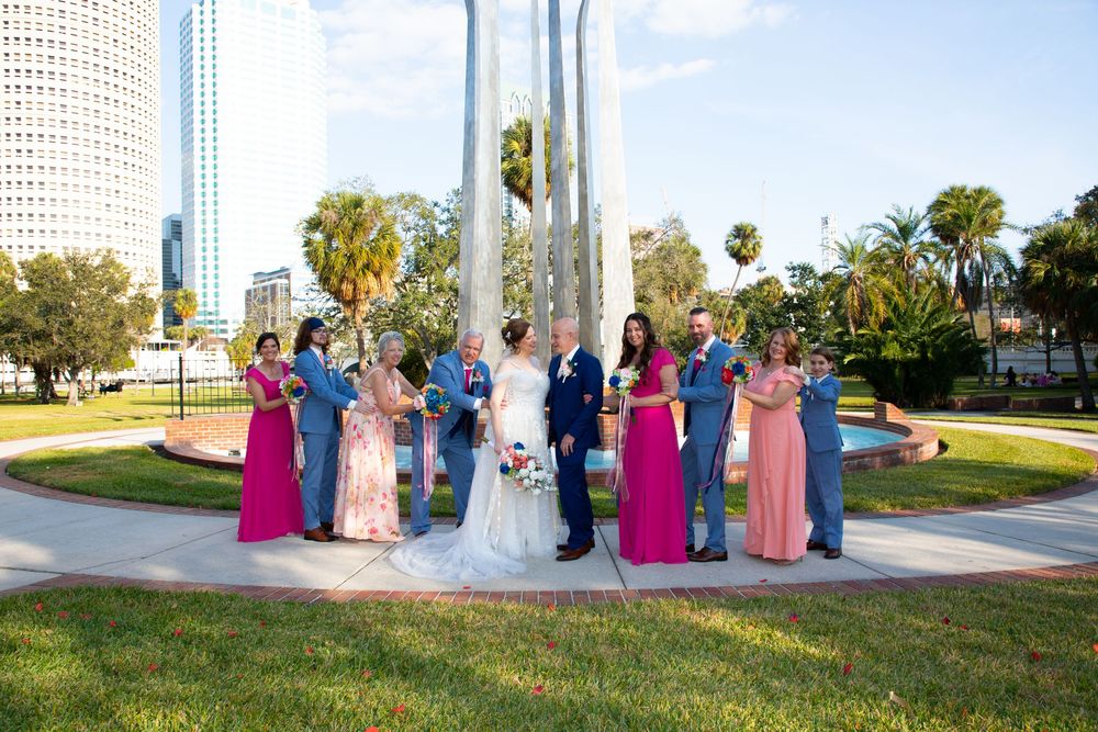 Editorial style wedding photography at University of Tampa, Clearwater, St Pete, Sarasota, Naples, and Dunedin, Florida