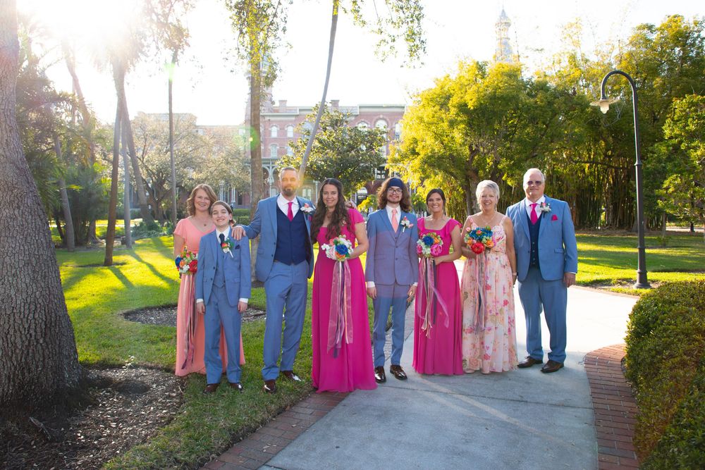 Editorial style wedding photography at University of Tampa, Clearwater, St Pete, Sarasota, Naples, and Dunedin, Florida