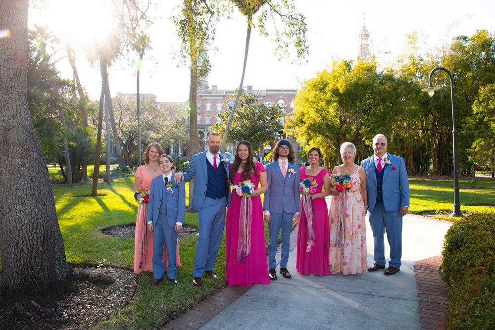Editorial style wedding photography at University of Tampa, Clearwater, St Pete, Sarasota, Naples, and Dunedin, Florida