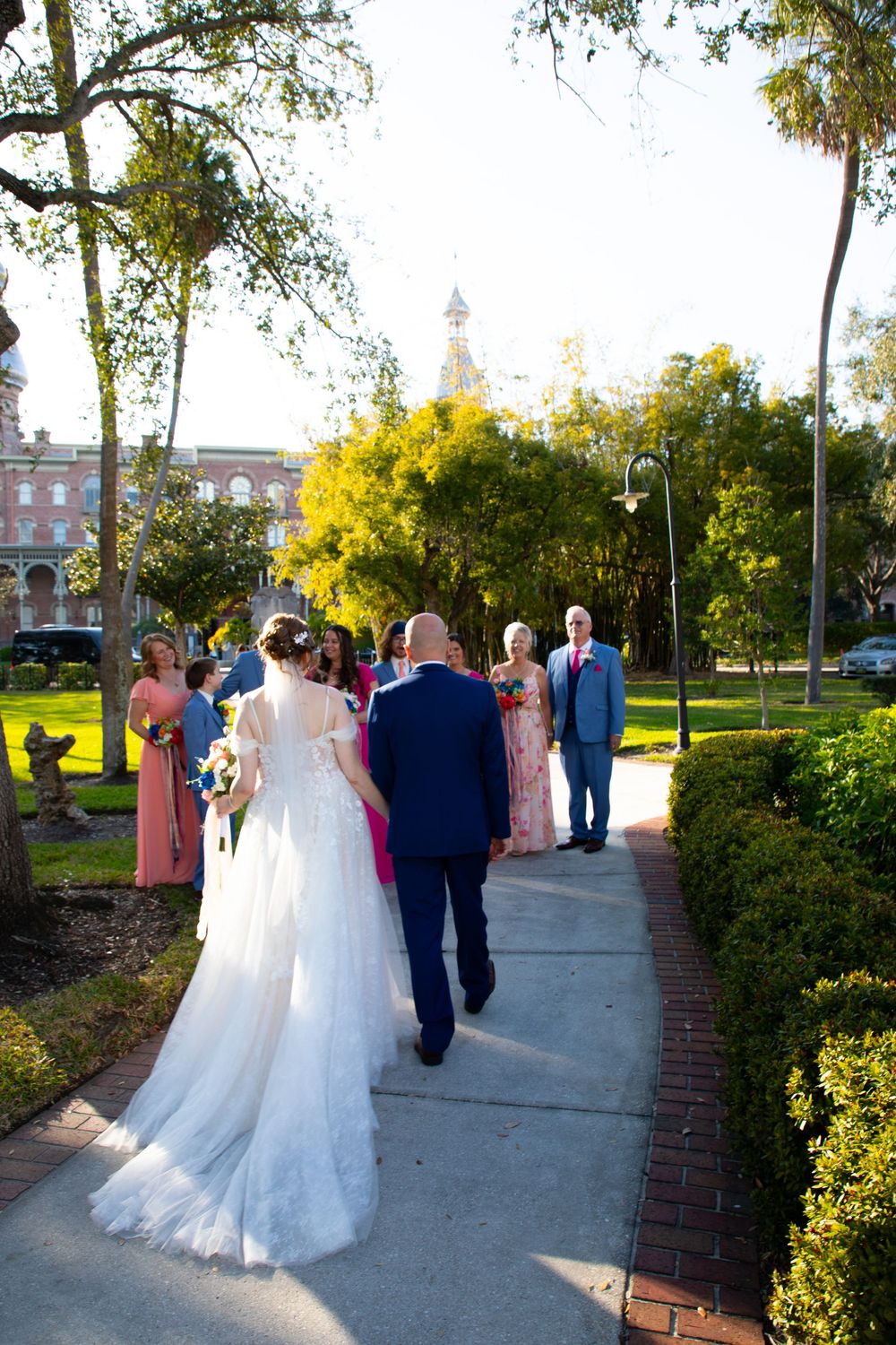 Editorial style wedding photography at University of Tampa, Clearwater, St Pete, Sarasota, Naples, and Dunedin, Florida