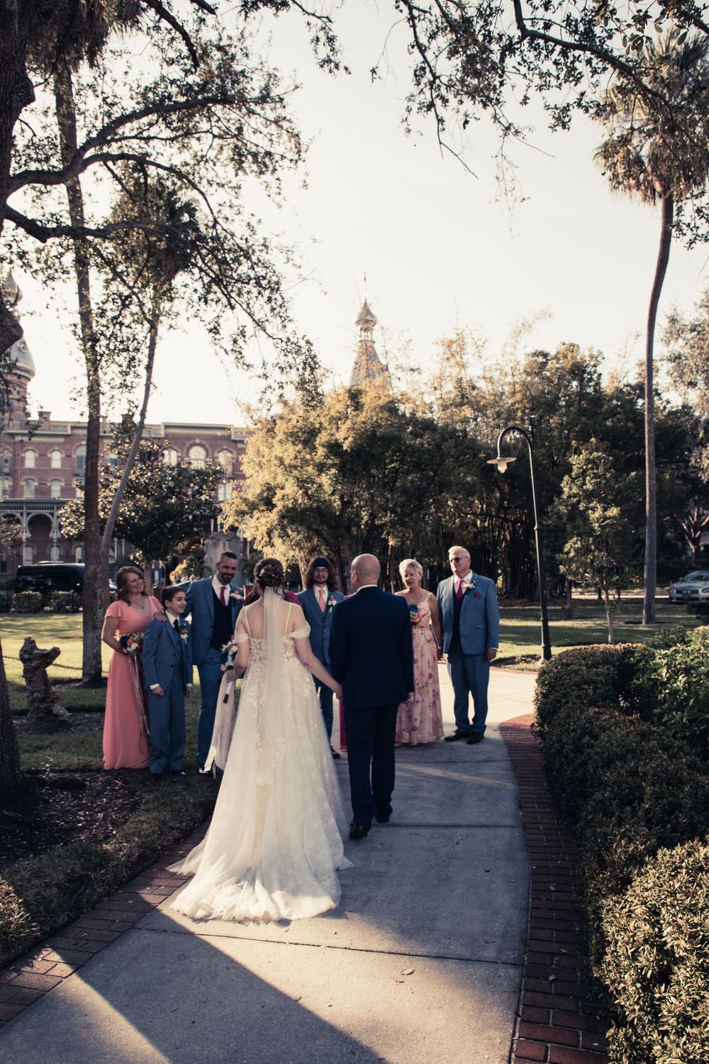 Editorial style wedding photography at University of Tampa, Clearwater, St Pete, Sarasota, Naples, and Dunedin, Florida