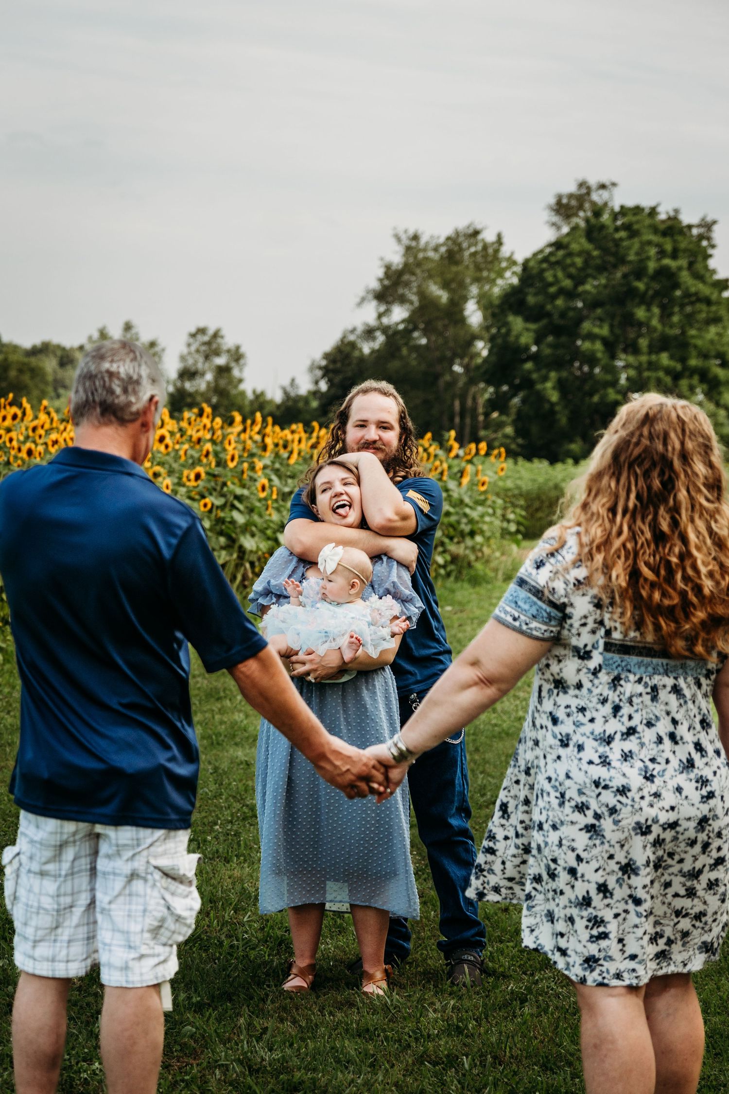 new parents and big sister enjoy their newest addition in buckhannon, WV