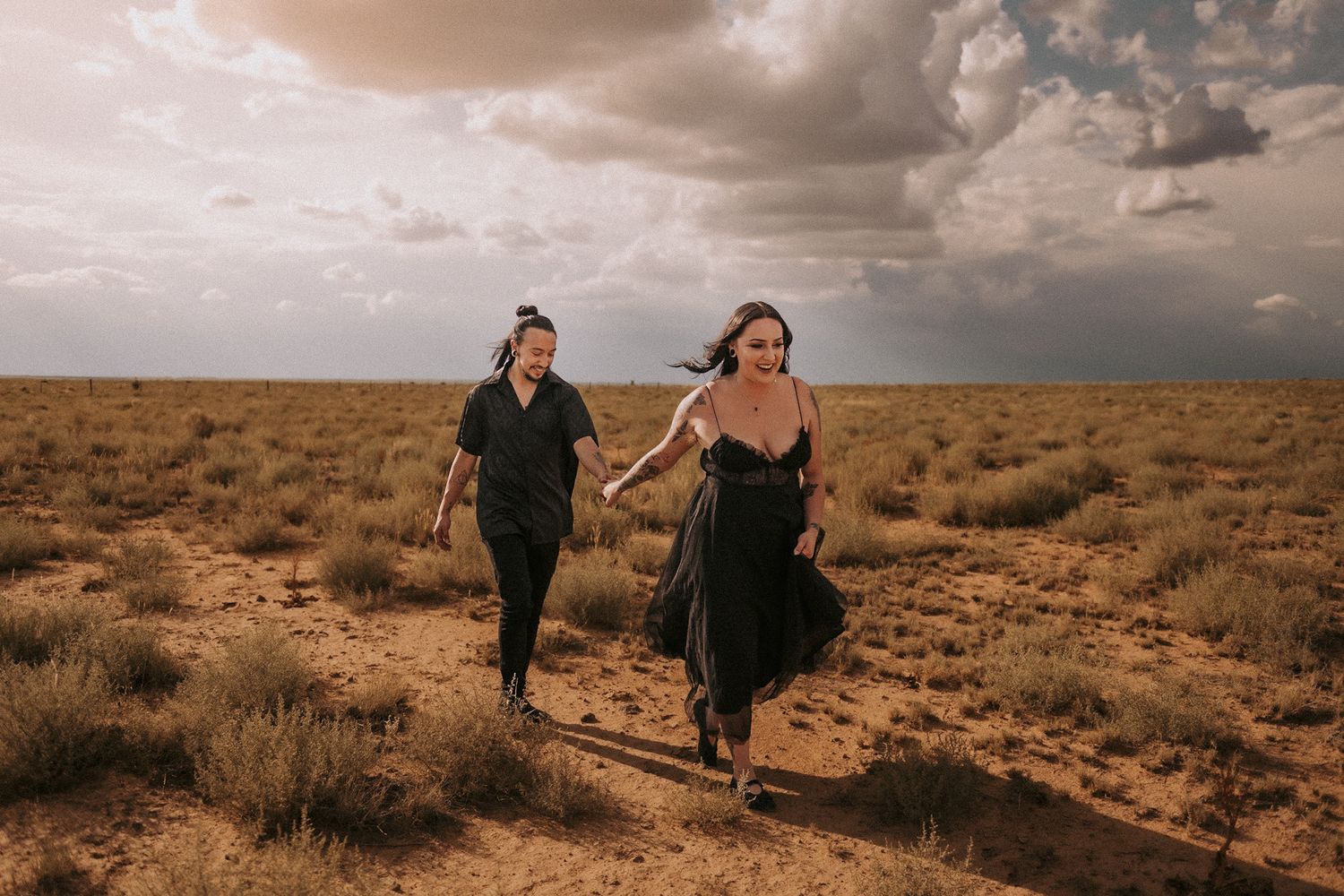 Albuquerque couples session. LGBT friendly wedding photographer New Mexico. Adventure elopement photographer New Mexico. Queer photographer.