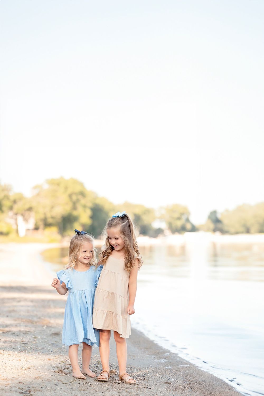 Beach photography session in Clear Lake, Iowa