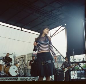 the marias submarine release show at 
the row los angeles on a hasslebad 50c with cinestill 800T