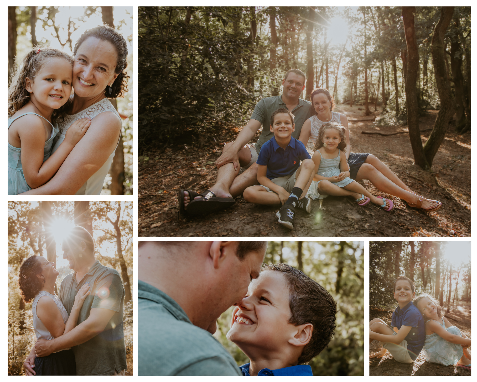 Familie Fotoshoot in het bos in Bussum