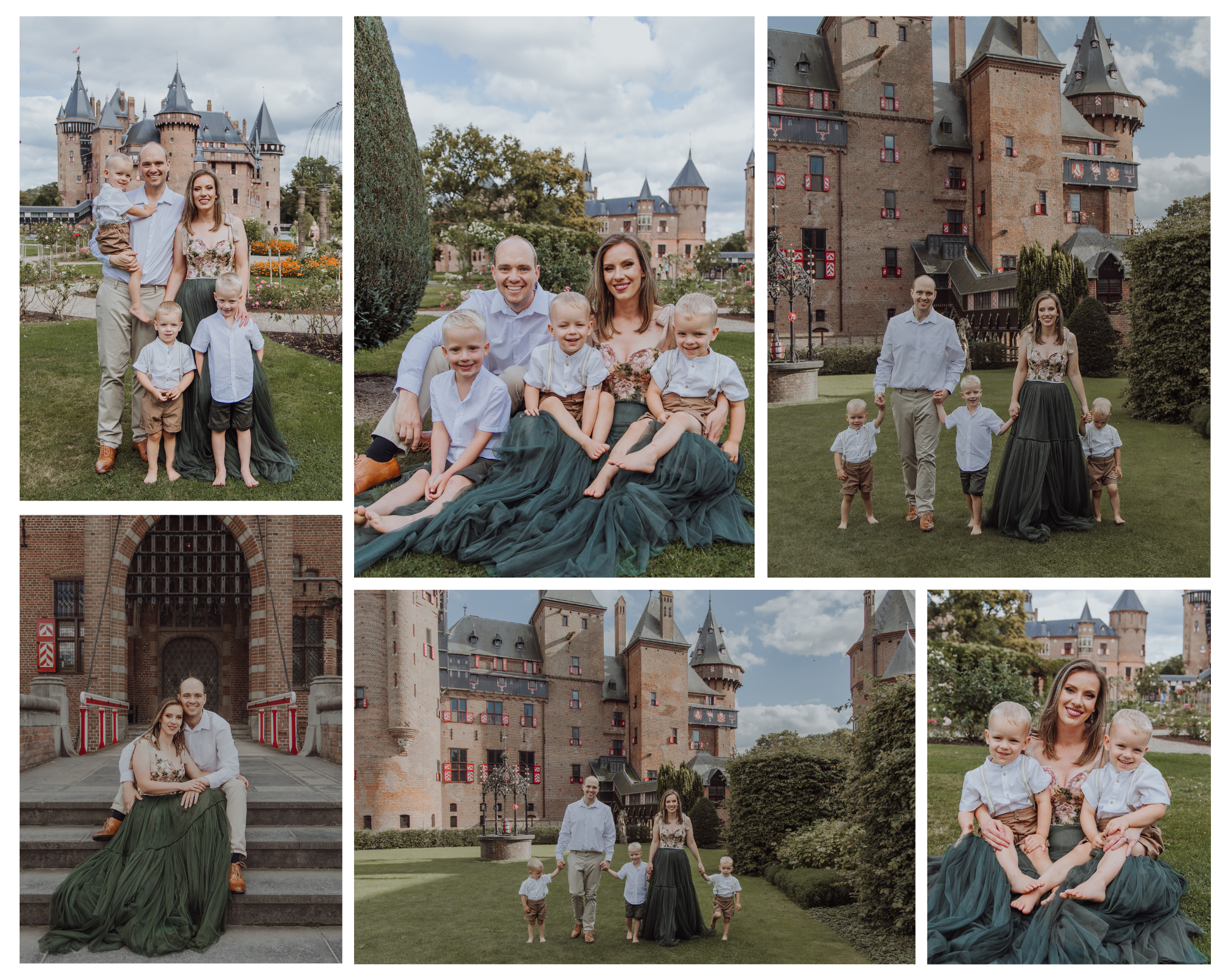 Gezinsfotoshoot bij Kasteel De Haar in Utrecht