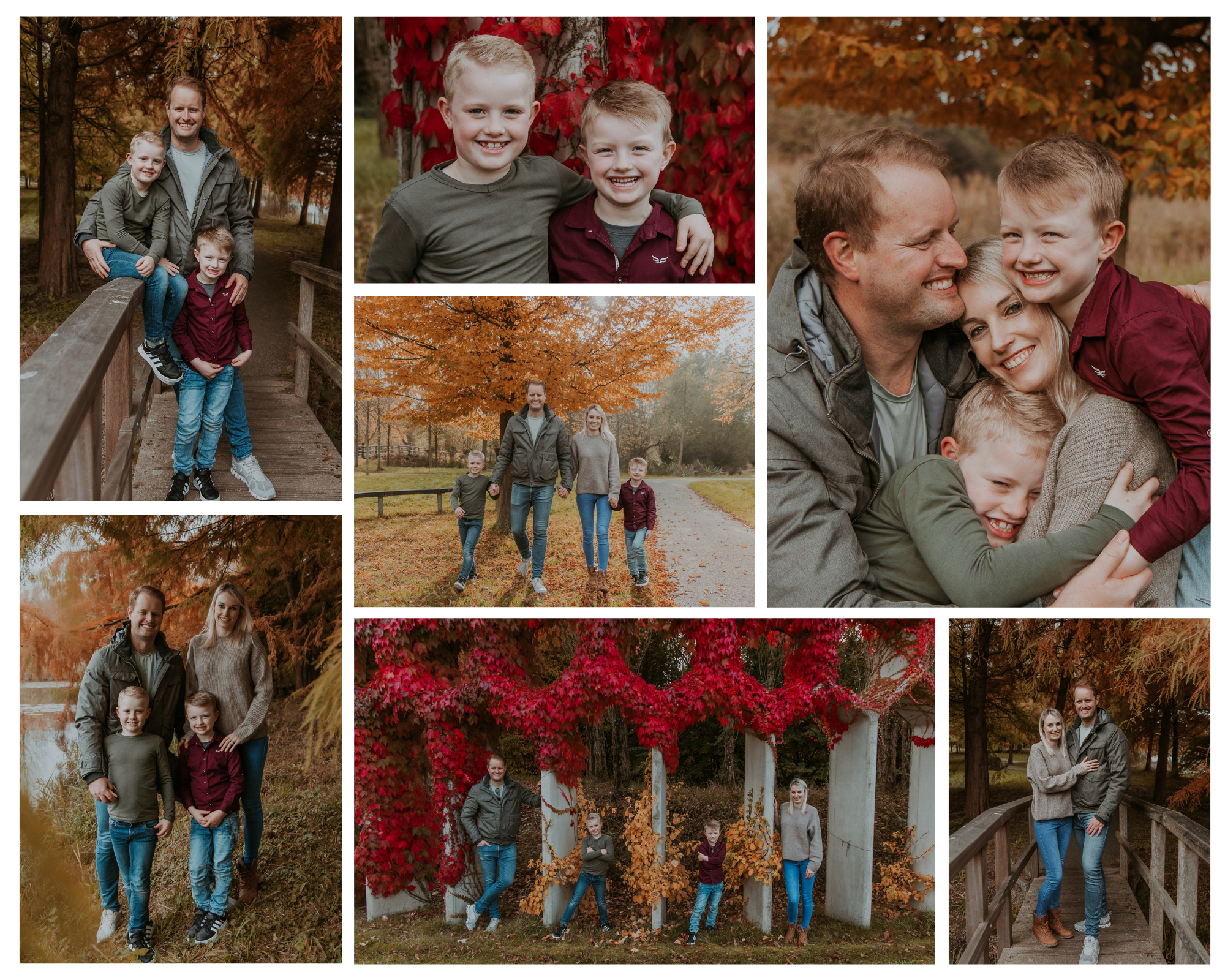 Nederland Autumn Family Shoot in Utrecht