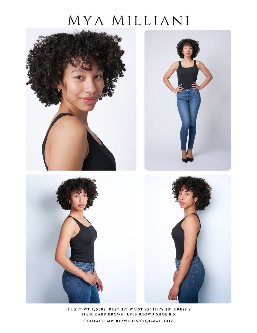 Model Comp Card