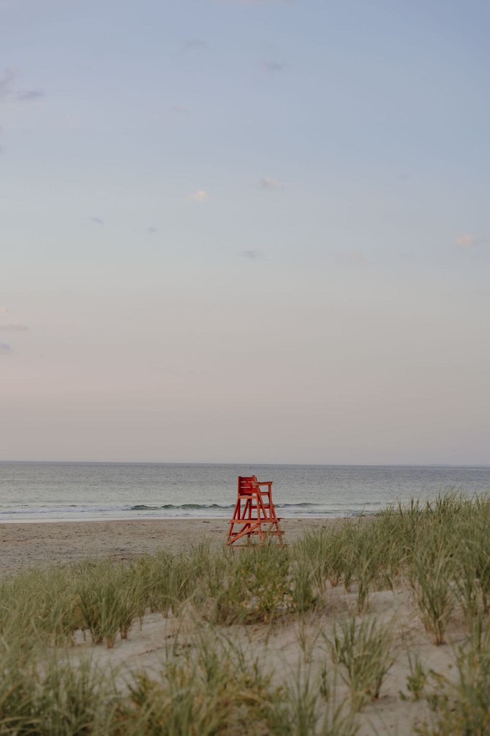 Photo à la plage au levé du soleil. New Hampshire.