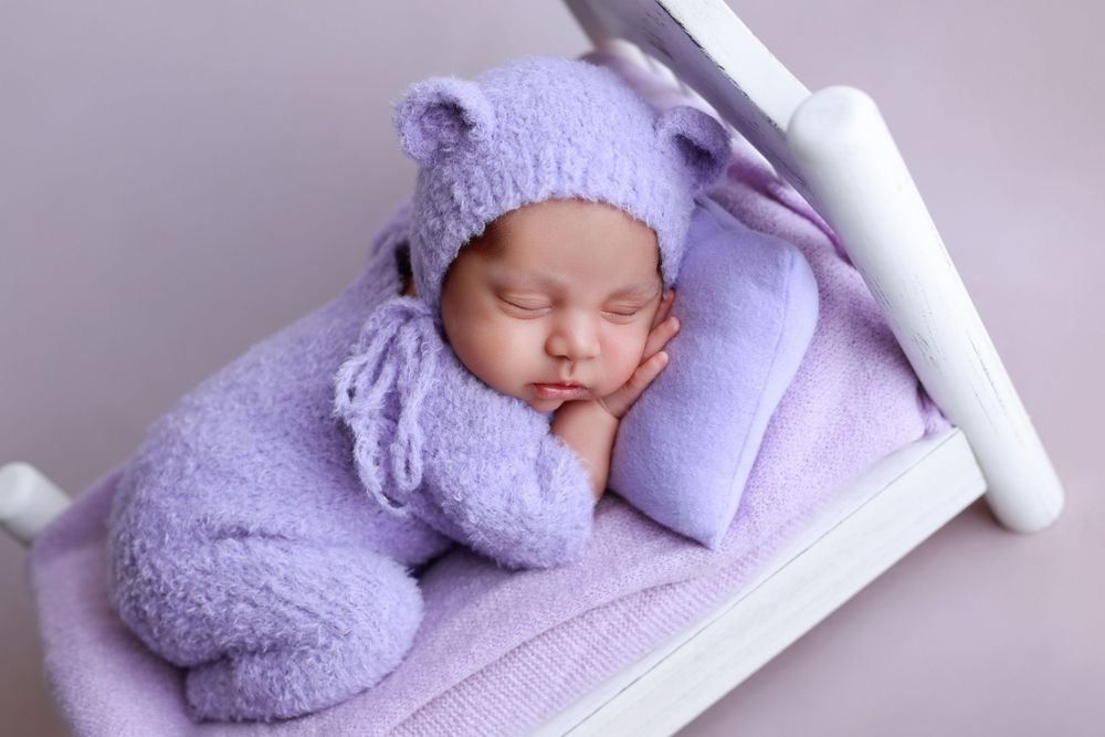 sleeping newborn baby portrait Covington GA newborn photography