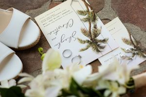 Wedding reception decoration in Los Cabos outdoor venue